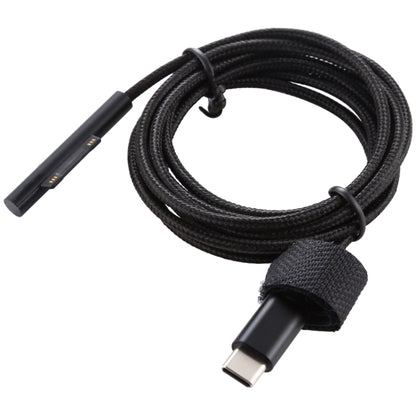 USB-C / Type-C to 6 Pin Nylon Male Power Cable for Microsoft Surface Pro 3 / 4 / 5 / 6 Laptop Adapter, Cable Length: 1.5m - For Microsoft by PMC Jewellery | Online Shopping South Africa | PMC Jewellery