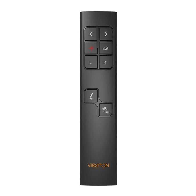 VIBOTON PP930 2.4GHz Multimedia Presentation Remote PowerPoint Clicker Wireless Presenter Handheld Controller Flip Pen, Control Distance: 30m(Black) -  by VIBOTON | Online Shopping South Africa | PMC Jewellery | Buy Now Pay Later Mobicred