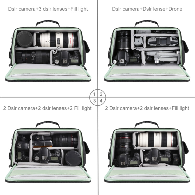PULUZ Portable Camera Crossbody Shoulder Bag Digital Storage Lens Bag (Black) - free shipping - PMC TechLife - Order now!