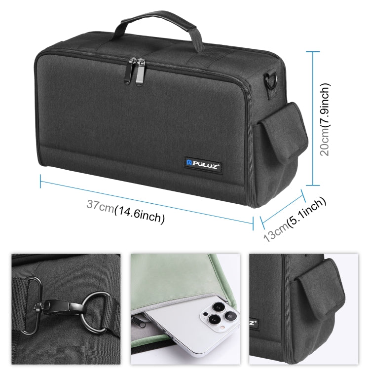 PULUZ Portable Camera Crossbody Shoulder Bag Digital Storage Lens Bag (Black) - free shipping - PMC TechLife - Order now!