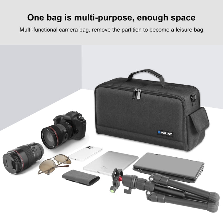PULUZ Portable Camera Crossbody Shoulder Bag Digital Storage Lens Bag (Black) - free shipping - PMC TechLife - Order now!