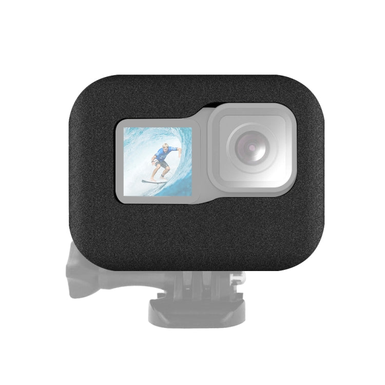 PULUZ for GoPro Hero11 Black / HERO10 Black / HERO9 Black Foam Windshield Housing Case(Black) - Silicone Cases by PULUZ | Online Shopping South Africa | PMC Jewellery