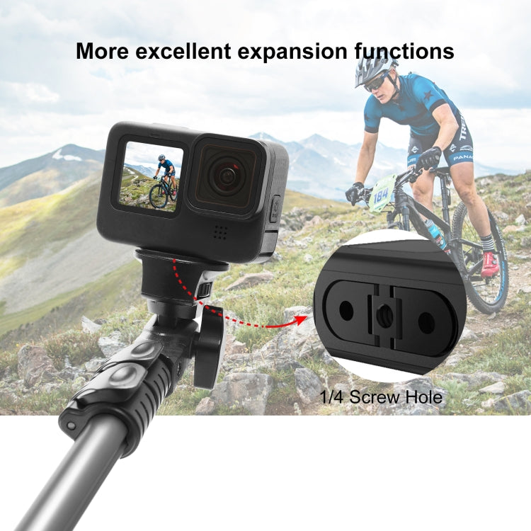 PULUZ Folding Finger Tripod Mount Adapter for GoPro HERO13 Black /12 Black /11 Black /11 Black mini /10 Black /9 Black /8 Black / Max(Black) - Connection Mount by PULUZ | Online Shopping South Africa | PMC Jewellery | Buy Now Pay Later Mobicred