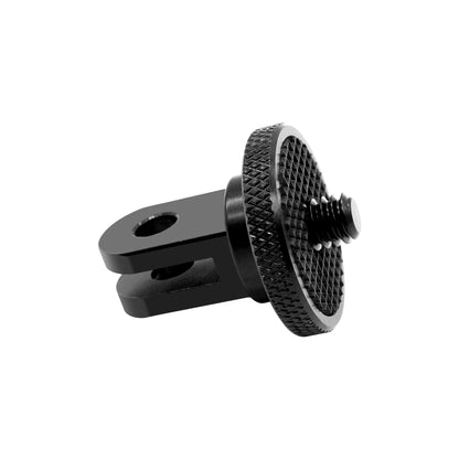 PULUZ 1/4 inch Screw Metal Tripod Mount Action Camera Adapter (Black) - Connection Mount by PULUZ | Online Shopping South Africa | PMC Jewellery | Buy Now Pay Later Mobicred