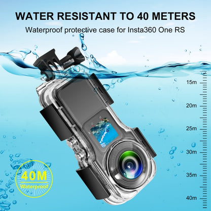 For Insta360 One RS 1-Inch 360 Edition PULUZ 40m Underwater Waterproof Housing Case - Case & Bags by PULUZ | Online Shopping South Africa | PMC Jewellery | Buy Now Pay Later Mobicred