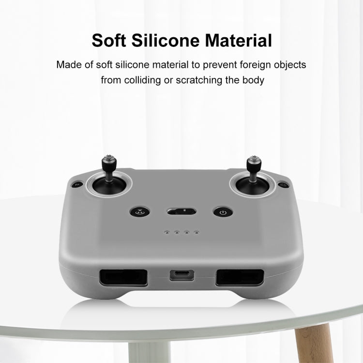 PULUZ Shockproof Anti-scratch Silicone Case For DJI Mini 3 / 3 Pro / Mavic 3 / Air 2S / Mini 2 Remote Control(Grey) - Case & Bags by PULUZ | Online Shopping South Africa | PMC Jewellery