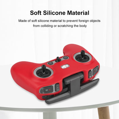 For DJI FPV Combo Remote Control PULUZ Silicone Protective Case(Red) -  by PULUZ | Online Shopping South Africa | PMC Jewellery