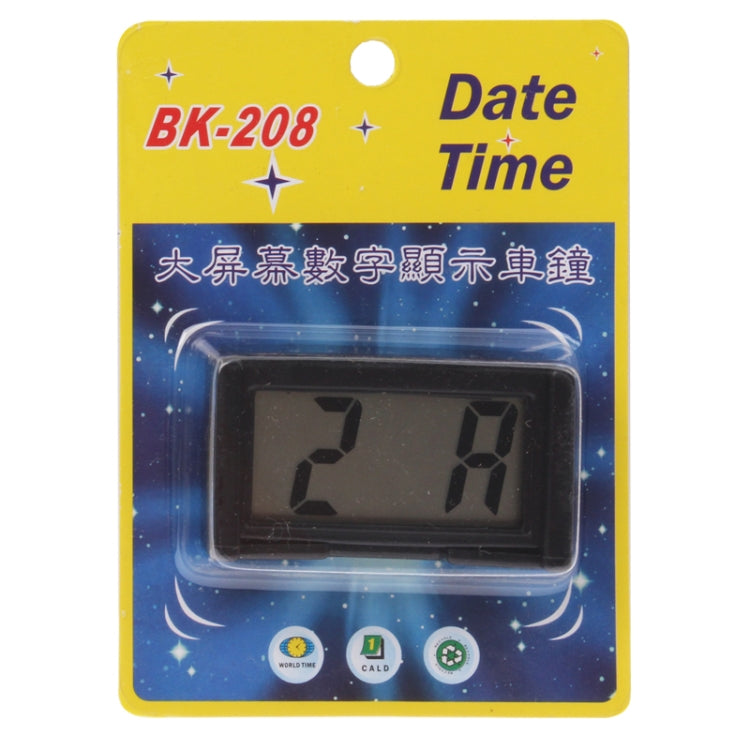 LCD Digital Electronic Car Clock Car Interior Accessory Date Calendar Time Display(Black) - Clocks & Car Meters by PMC TechLife | Online Shopping South Africa | PMC TechLife | Buy Now Pay Later Mobicred