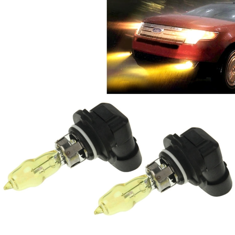 2 X 9005 HOD Halogen Bulbs 12V 100W 2400 LM 3500K Yellow Light Headlights - Halogen Lights by PMC TechLife | Online Shopping South Africa | PMC TechLife