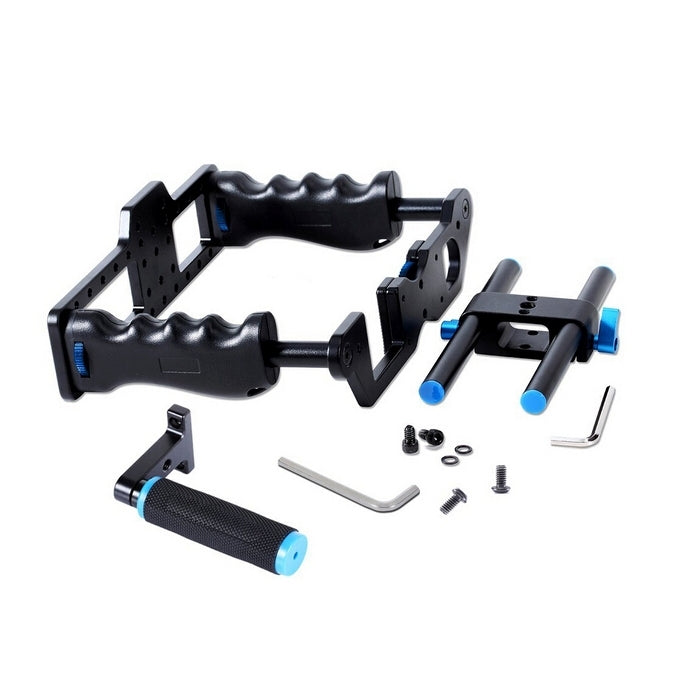 YELANGU YLG0107E-A Protective Cage Handle Stabilizer Top Set for DSLR Camera - Camera Cage by YELANGU | Online Shopping South Africa | PMC TechLife | Buy Now Pay Later Mobicred