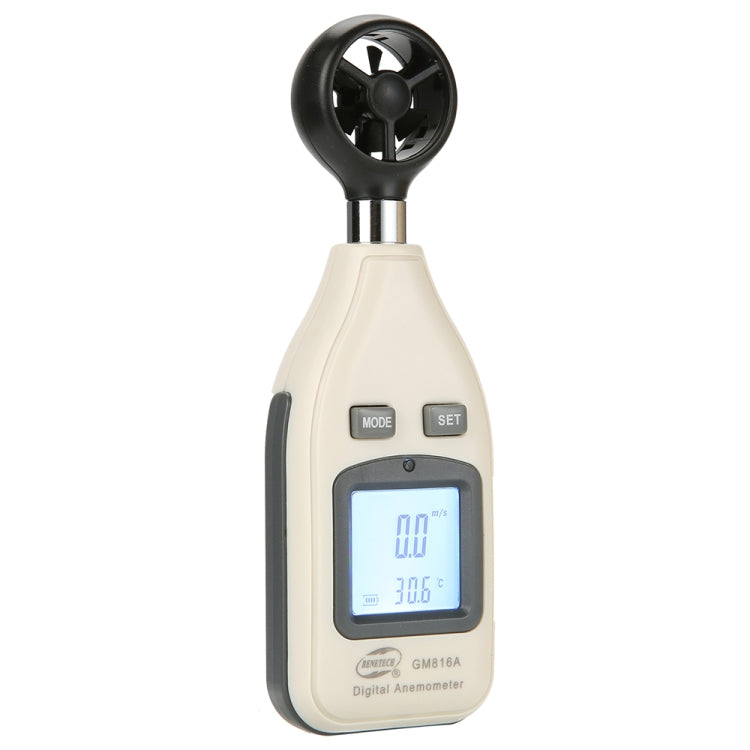 BENETECH Digital Electronic Anemometer (GM816A)(White) - Tachometers & Anemometer by BENETECH | Online Shopping South Africa | PMC Jewellery