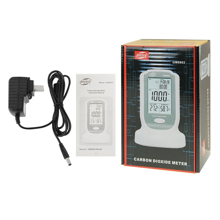 BENETECH GM8802 Carbon Dioxide Meter - Gas Monitor by BENETECH | Online Shopping South Africa | PMC Jewellery | Buy Now Pay Later Mobicred