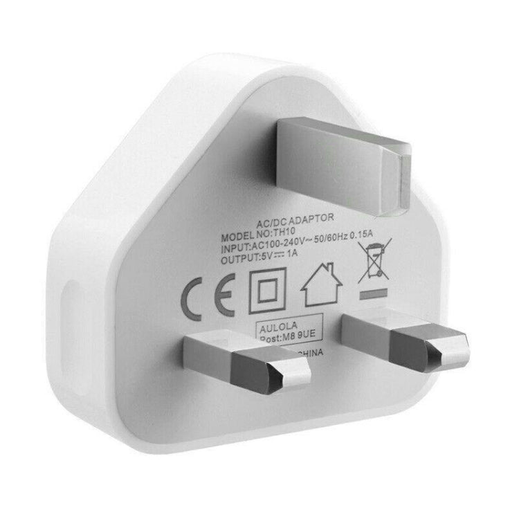 5V / 1A UK Plug USB Charger(White) - USB Charger by PMC Jewellery | Online Shopping South Africa | PMC Jewellery