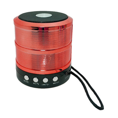 S28 Metal Mobile Bluetooth Stereo Portable Speaker with Hands-free Call Function(Red) - Desktop Speaker by PMC Jewellery | Online Shopping South Africa | PMC Jewellery