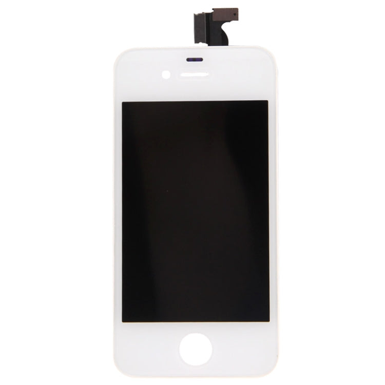 Digitizer Assembly (LCD + Frame + Touch Pad) for iPhone 4(White) - free shipping - PMC TechLife - Order now!