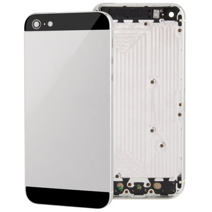 Full Housing Alloy Back Cover for iPhone 5(Silver) - iPhone 5 Parts by PMC Jewellery | Online Shopping South Africa | PMC Jewellery