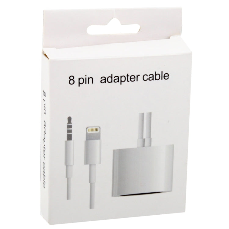 8 Pin Audio Adapter, Not Support iOS 10.3.1 or Above Phone(White) - Converter & Adapter by PMC Jewellery | Online Shopping South Africa | PMC Jewellery