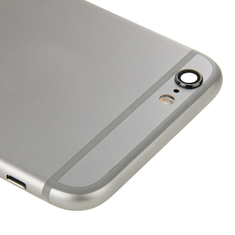 Full Housing Back Cover with Power Button & Volume Button Flex Cable & Charging Port Flex Cable & Speaker Ringer Buzzer for iPhone 6(Grey) - iPhone 6/6 Plus Parts by PMC TechLife | Online Shopping South Africa | PMC TechLife