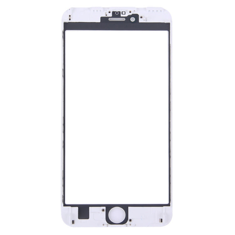 Front Screen Outer Glass Lens with Front LCD Screen Bezel Frame for iPhone 6s Plus(White) - free shipping - PMC TechLife - Order now!