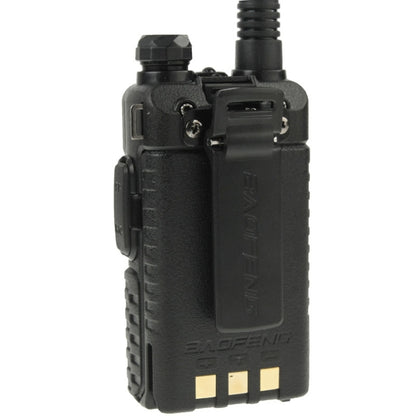 BAOFENG UV-5R Professional Dual Band Transceiver FM Two Way Radio Walkie Talkie Transmitter(Black) - Handheld Walkie Talkie by BAOFENG | Online Shopping South Africa | PMC Jewellery | Buy Now Pay Later Mobicred