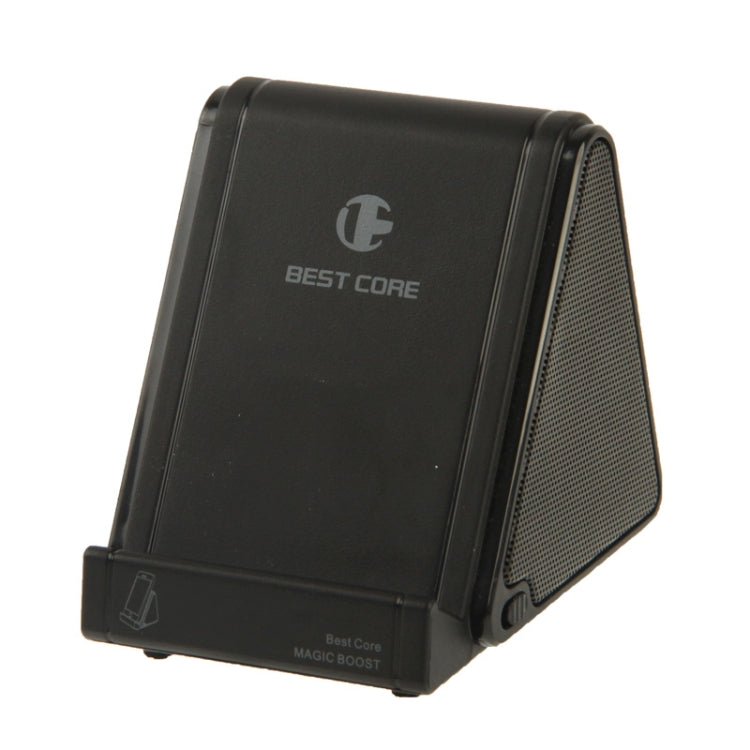 Wireless Magic Audio Amplifying Induction Speaker Holder for iPhone 5 & 5S & 5C / 4 & 4S (Black) - Desktop Speaker by PMC TechLife | Online Shopping South Africa | PMC TechLife