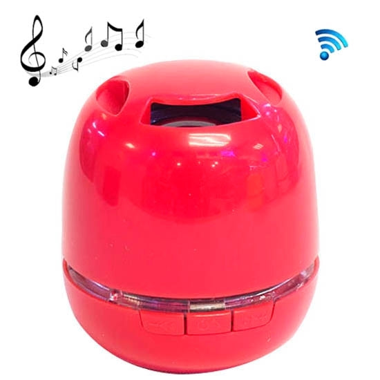 T6 Egg Style Mini Portable LED Light Bluetooth Stereo Speaker, Support TF Card / Handfree Function, For iPhone, Galaxy, Sony, Lenovo, HTC, Huawei, Google, LG, Xiaomi, other Smartphones and all Bluetooth Devices(Red) - Desktop Speaker by PMC Jewellery | Online Shopping South Africa | PMC Jewellery