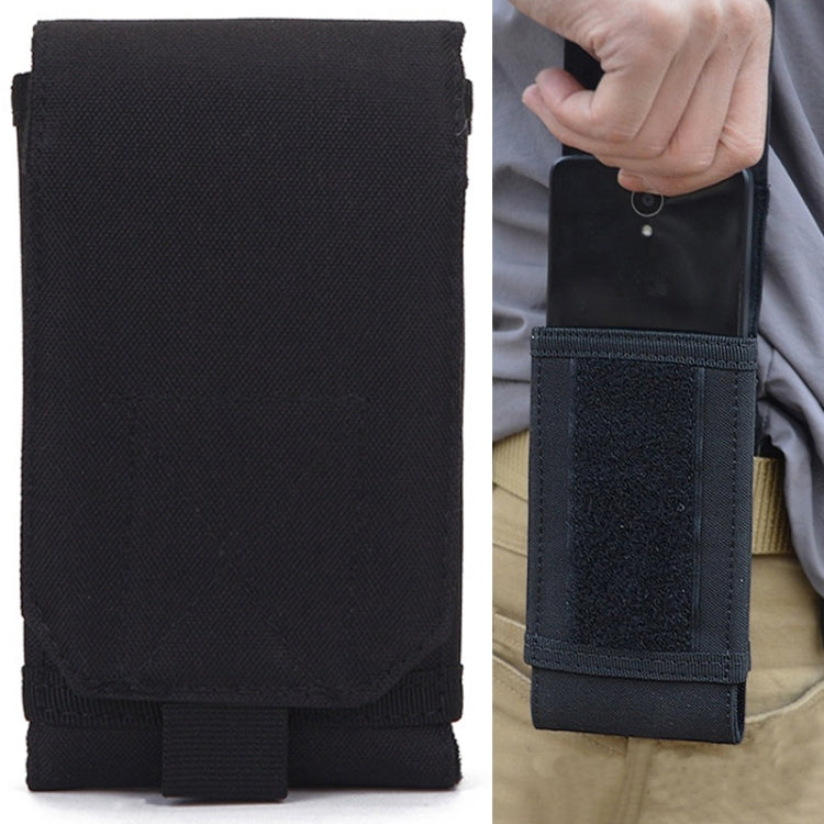 Stylish Outdoor Water Resistant Fabric Cell Phone Case, Size: approx. 17cm x 8.3cm x 3.5cm(Black) - Waterproof Bags by PMC Jewellery | Online Shopping South Africa | PMC Jewellery