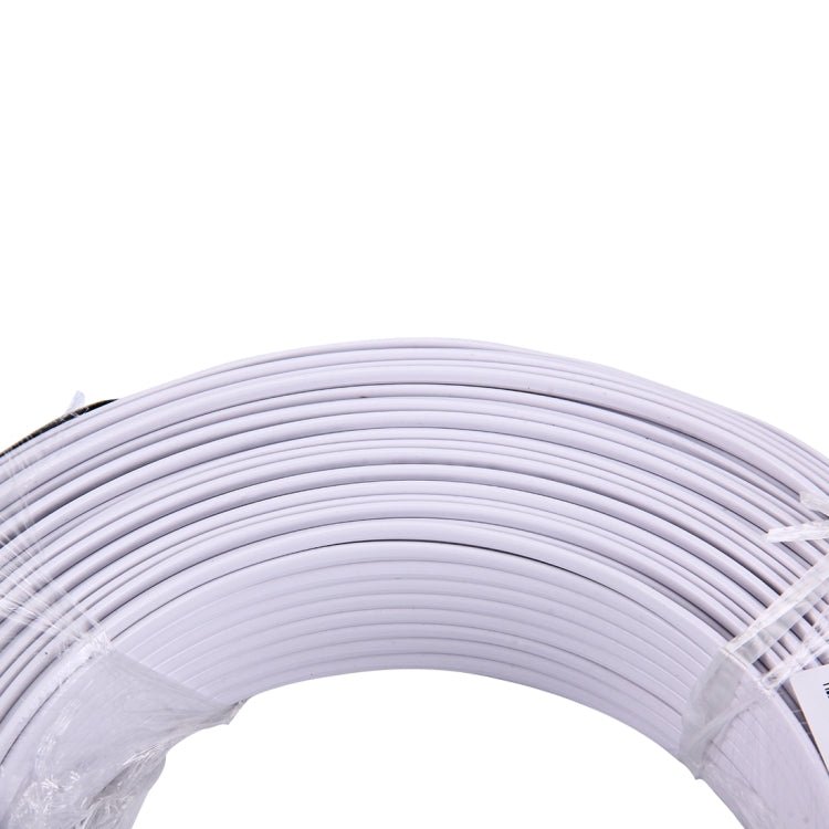 RJ11 to RJ11, Telephone cable, 4 core, Length: 100m - Telephone Cable by PMC TechLife | Online Shopping South Africa | PMC TechLife