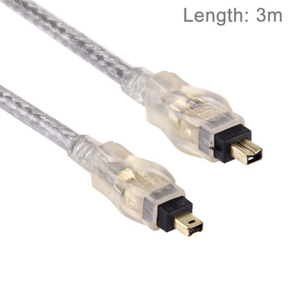 Gold Plated Firewire IEEE 1394 4Pin Male to 4Pin Male Cable, Length: 3m - 1394 Series by PMC Jewellery | Online Shopping South Africa | PMC Jewellery