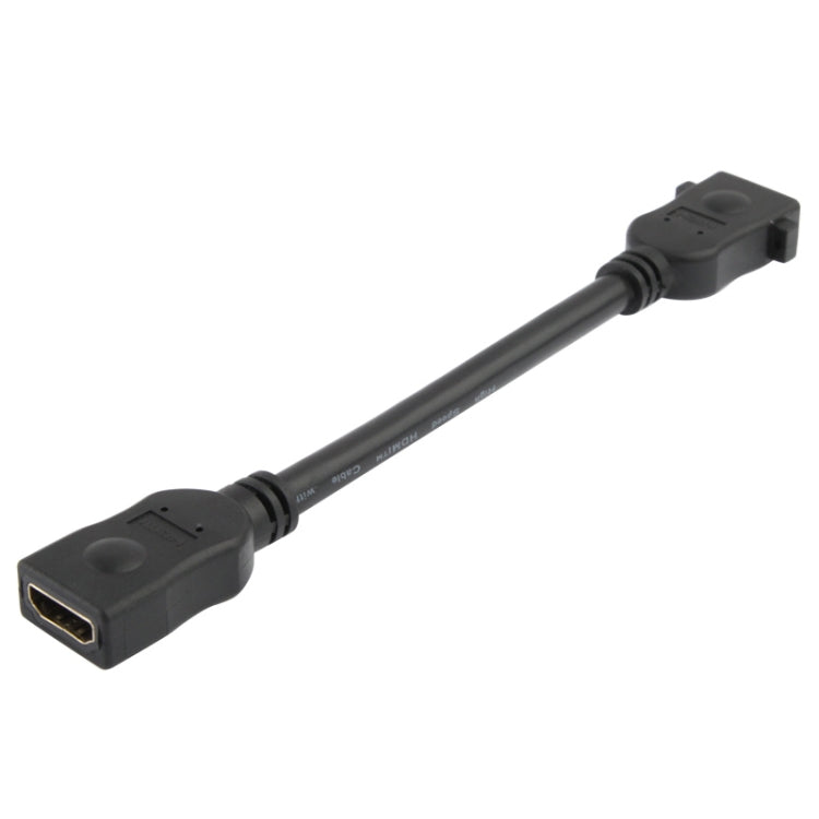 18cm 19 Pin Female to Female HDMI Cable(Black) - Cable by PMC Jewellery | Online Shopping South Africa | PMC Jewellery | Buy Now Pay Later Mobicred