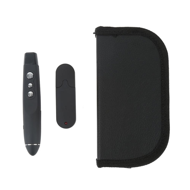 PP-1000 Multimedia Presentation Remote PowerPoint Clicker 2.4GHz RF Laser Pointer with USB Receiver(Black) -  by PMC TechLife | Online Shopping South Africa | PMC TechLife