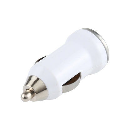 DC 5V / 1A USB Car Charger for Galaxy SIV / i9500 / SIII / i9300 / i8190 / S7562 / i8750 / i9220 / N7000 / i9100 / i9082 / BlackBerry Z10 / HTC X920e / Nokia / Other Mobile Phones(White) - Car Charger by PMC Jewellery | Online Shopping South Africa | PMC Jewellery