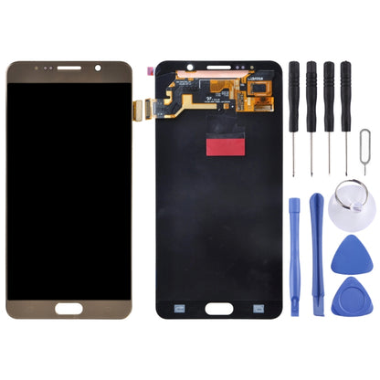 5.7 inch  Original LCD Screen and Digitizer Full Assembly for Galaxy Note 5 / N9200, N920I, N920G, N920G/DS, N920T, N920A(Gold) - LCD Screen by PMC Jewellery | Online Shopping South Africa | PMC Jewellery