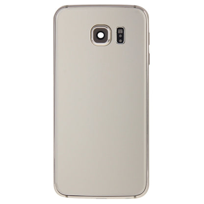 For Galaxy S6 / G920F Full Housing Cover (Back Plate Housing Camera Lens Panel + Battery Back Cover ) (Gold) - Back Cover by PMC Jewellery | Online Shopping South Africa | PMC Jewellery