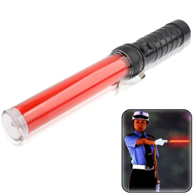 Safety Traffic 3-Mode Control Red LED Baton with Flashlight, Length: 29.5cm(Red) - Warning Lights by PMC Jewellery | Online Shopping South Africa | PMC Jewellery