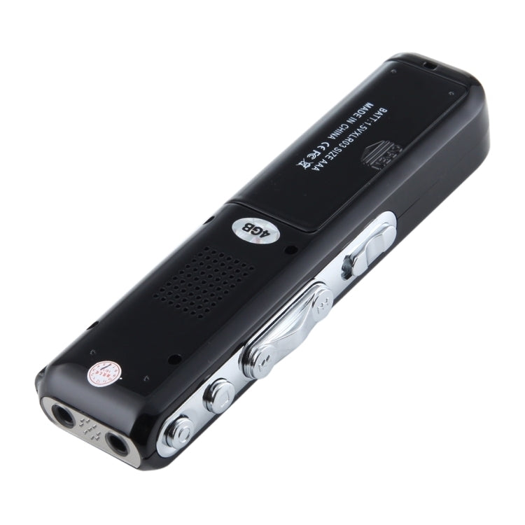8GB Digital Voice Recorder Dictaphone MP3 Player, Support Telephone recording, VOX function, Power supply: 2 x AAA battery(Black)(Black) - Other Style by PMC TechLife | Online Shopping South Africa | PMC TechLife | Buy Now Pay Later Mobicred