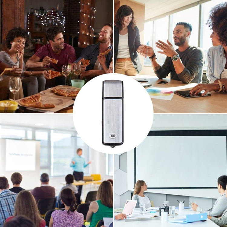 USB Voice Recorder + 8GB USB Flash Disk(Black) - free shipping - PMC TechLife - Order now!