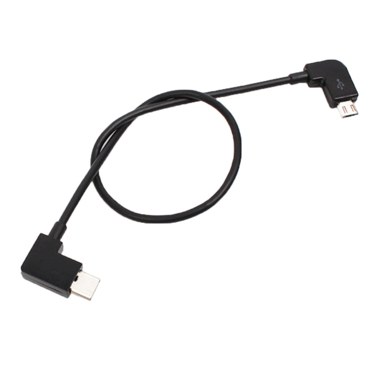 30cm Micro USB to USB-C / Type-C Converting Data Cable Connector for DJI MAVIC PRO & SPARK Remote Controller, Smartphones, Tablets - Others by PMC TechLife | Online Shopping South Africa | PMC TechLife