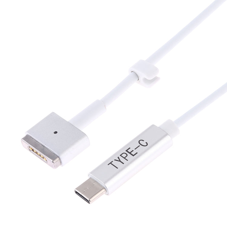 85W 5 Pin MagSafe 2 (T-Shaped) to USB-C / Type-C PD Charging Cable(White) - Cable & Adapter by PMC TechLife | Online Shopping South Africa | PMC TechLife