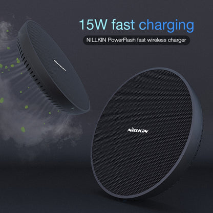 NILLKIN MC035 Power Flash Qi Standard High Speed Wireless Charger (Classic Nylon) - Wireless Charger by NILLKIN | Online Shopping South Africa | PMC Jewellery | Buy Now Pay Later Mobicred