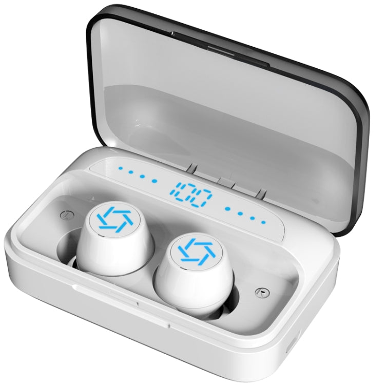 Galante S15 Bluetooth 5.0 True Wireless Bluetooth Earphone with Charging Box (White) - Bluetooth Earphone by Galante | Online Shopping South Africa | PMC Jewellery | Buy Now Pay Later Mobicred