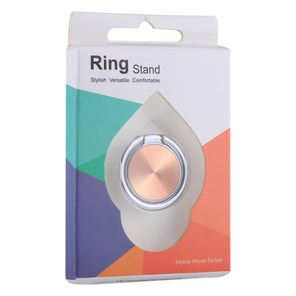 Universal CD Pattern Metal Mobile Phone Ring Holder(Rose Gold) - Ring Holder by PMC Jewellery | Online Shopping South Africa | PMC Jewellery