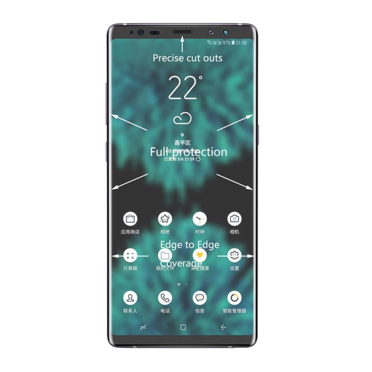 ENKAY Hat-Prince PET Full Screen 3D Curved Heat Bending HD Screen Protector for Galaxy Note 9 - free shipping - PMC TechLife - Order now!