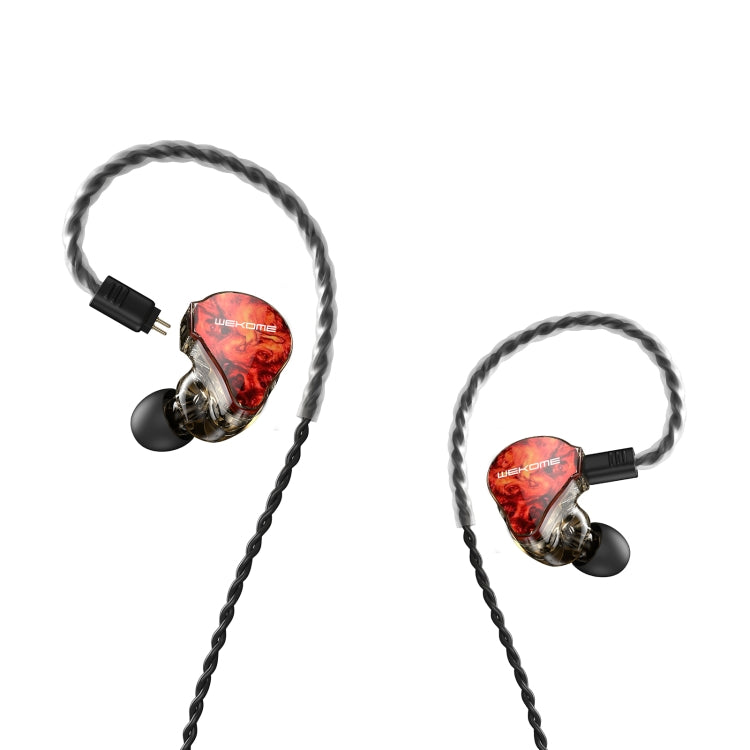 WK Y25 Amber Bluetooth + 3.5mm Elbow Plug Dual-purpose Ear-mounted Wired Earphone (Red) - In Ear Wired Earphone by WK | Online Shopping South Africa | PMC Jewellery | Buy Now Pay Later Mobicred