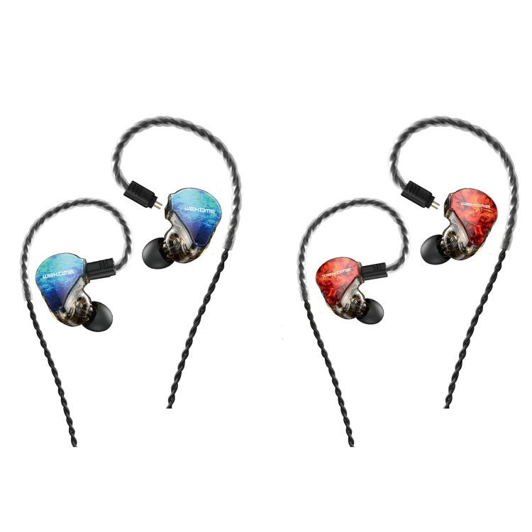 WK Y25 Amber Bluetooth + 3.5mm Elbow Plug Dual-purpose Ear-mounted Wired Earphone (Red) - In Ear Wired Earphone by WK | Online Shopping South Africa | PMC Jewellery | Buy Now Pay Later Mobicred