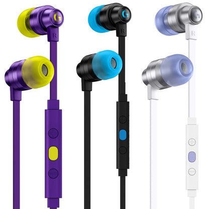 Logitech G333 In-ear Gaming Wired Earphone with Microphone, Standard Version(Purple) - In Ear Wired Earphone by Logitech | Online Shopping South Africa | PMC Jewellery | Buy Now Pay Later Mobicred