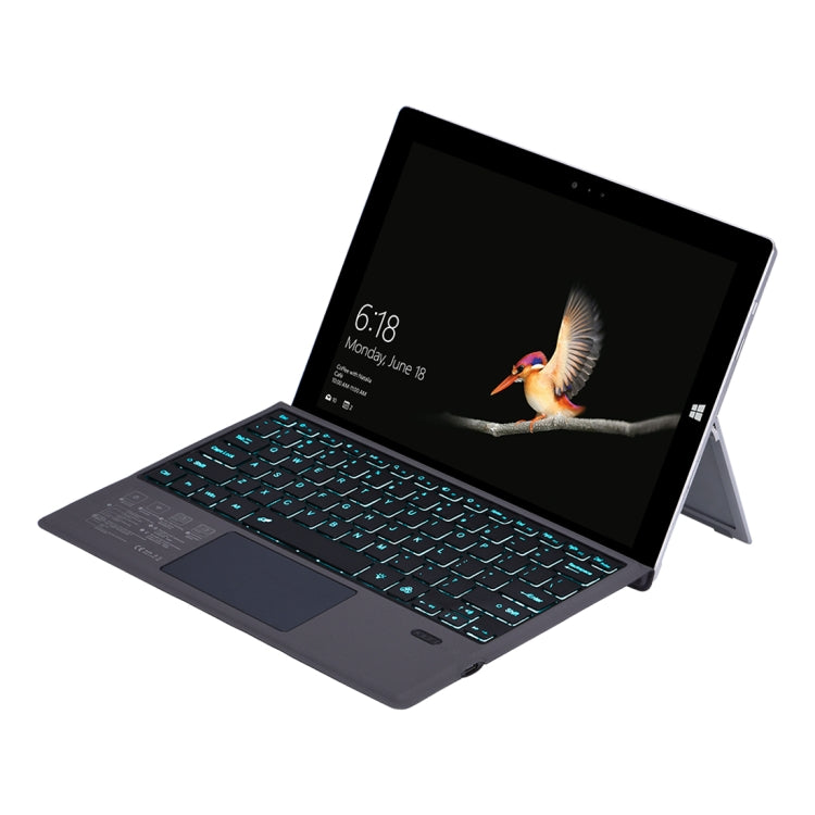 1089D-C For Microsoft Surface pro3 / pro4 / pro 2017 / pro6 / pro7 Universal Magnetic Adsorption Bluetooth 3.0 Keyboard Holster with Colorful Backlight - Others Keyboard by PMC TechLife | Online Shopping South Africa | PMC TechLife | Buy Now Pay Later Mobicred