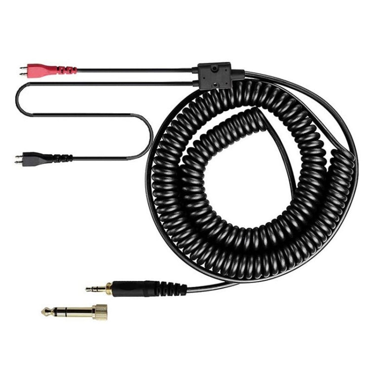 ZS0095 For Sennheiser HD25 / HD560 / HD540 / HD430 / HD250 Earphone Spring Cable, Cable Length: 1.5m-5m - Headset Accessories by PMC Jewellery | Online Shopping South Africa | PMC Jewellery | Buy Now Pay Later Mobicred