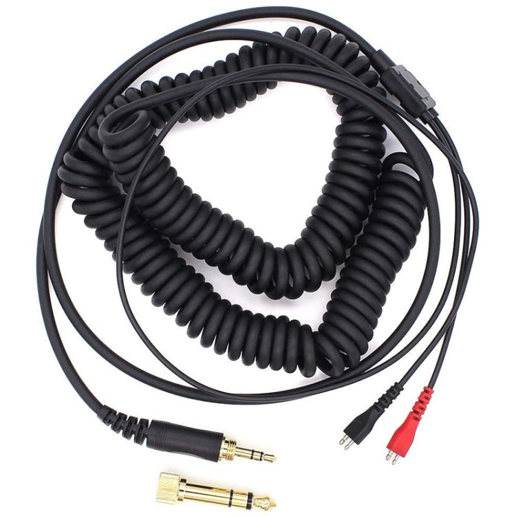 ZS0095 For Sennheiser HD25 / HD560 / HD540 / HD430 / HD250 Earphone Spring Cable, Cable Length: 1.5m-5m - Headset Accessories by PMC Jewellery | Online Shopping South Africa | PMC Jewellery | Buy Now Pay Later Mobicred