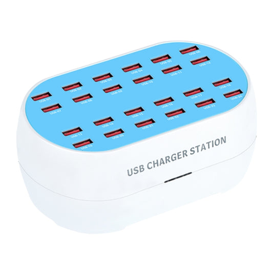 830-24 180W 24 USB Ports Multifunction Smart Charger Station AC100-240V, US Plug (White) - Multifunction Charger by PMC Jewellery | Online Shopping South Africa | PMC Jewellery